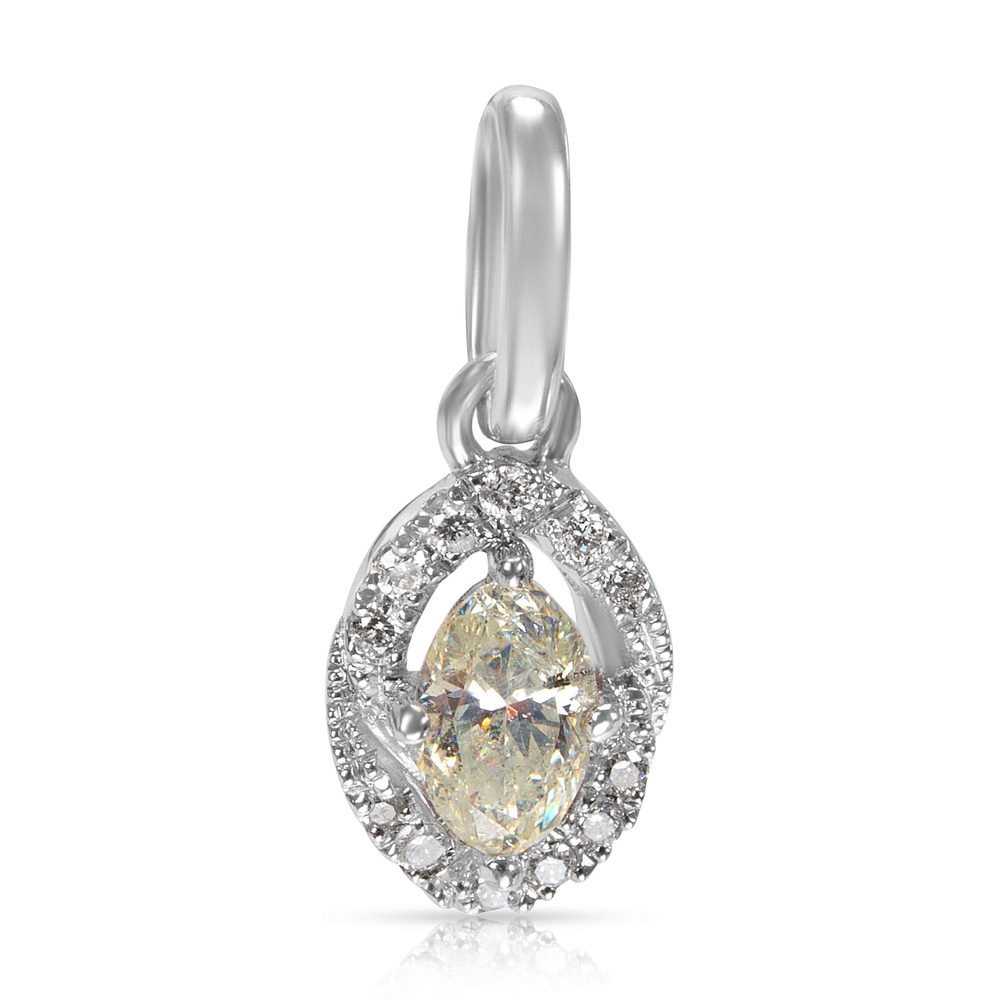 Marquise Diamond Pendant in KL I2 0.55 CTW